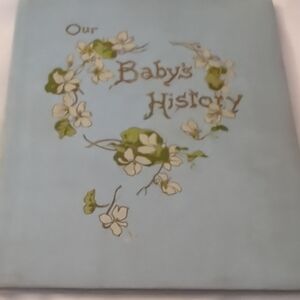Our Baby's History Book Vtg